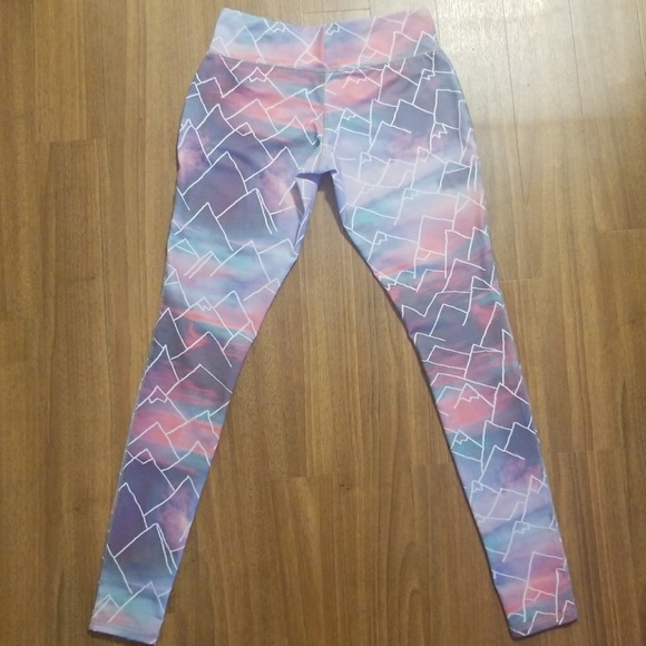 Mossimo Multicolored Strechy Leggings - Picture 3 of 3